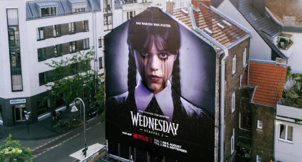 netflix wallscape kampanja
